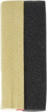 Quartet Deluxe Scofoam Chalk Eraser, 5 x 2 x 2 Inches, Suede Grip, Tan and Black