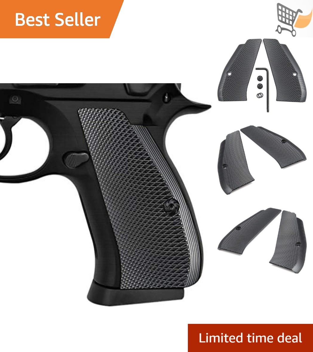 Aluminum Gun Grip Fits CZ 75 85 Compact P-01 P100 C100 T100 PCR