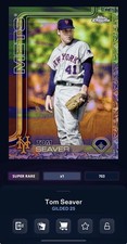 DIGITAL TOPPS BUNT Tom Seaver GILDED 25 SUPER RARE Read
