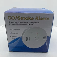 CO/Smoke Alarm Fire And Carbon Monoxide Household Caravans Marine Craft