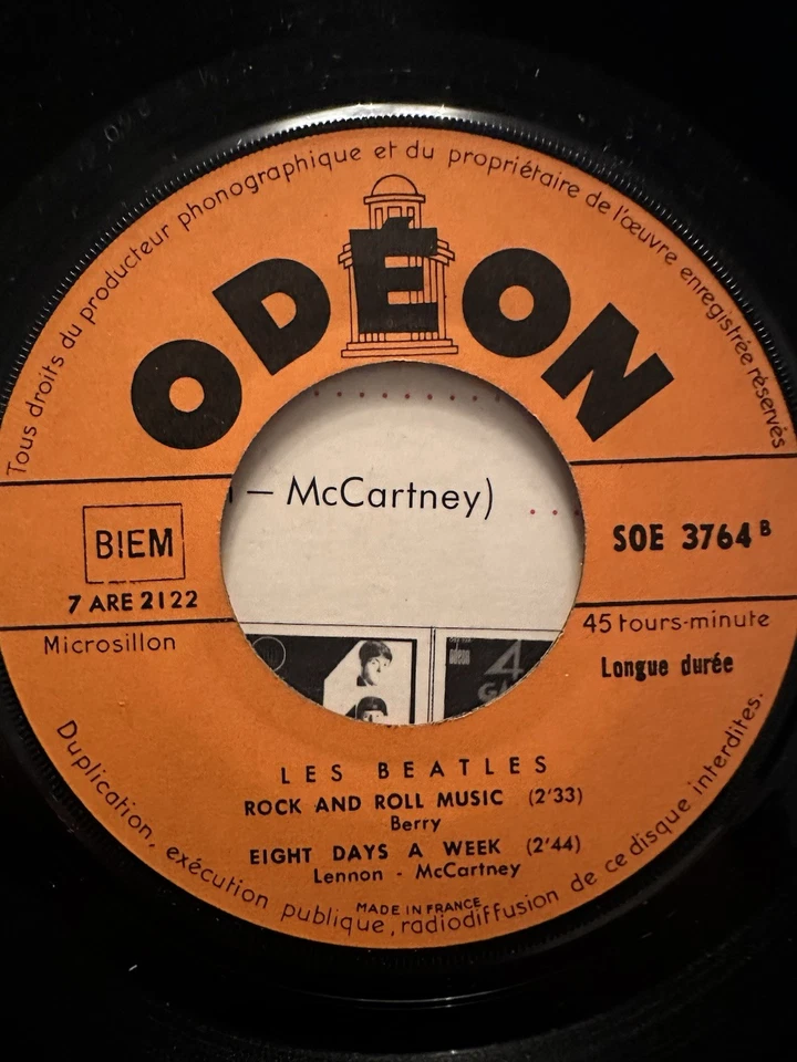 The Beatles French EP Odeon SOE 3764 LES BEATLES 1965 - Image 4 of 4