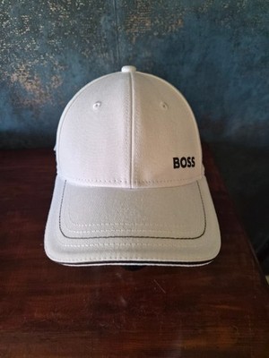   HUGO BOSS Cap Weiß/Schwarz Original Baseball Cap Adjustable Unisex