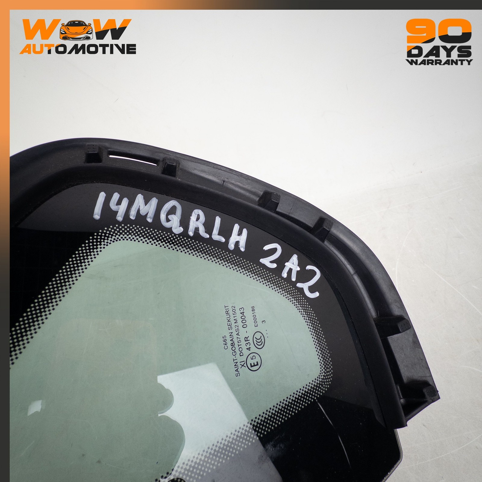 13-19 MASERATI QUATTROPORTE GTS REAR LEFT DRIVER SIDE QUARTER WINDOW GLASS OEM