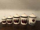 VINTAGE APPLEJACK INGLEMAN DESIGN INC. 5PC CANNISTER SET — photo 1