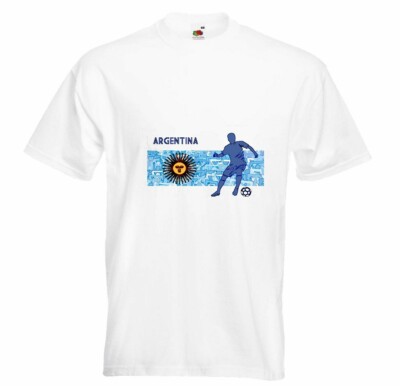 T-Shirt ARGENTINIEN ARGENTINA FUSSBALL FOOTBALL DEUTSCHLAND GERMANY WELTMEISTER