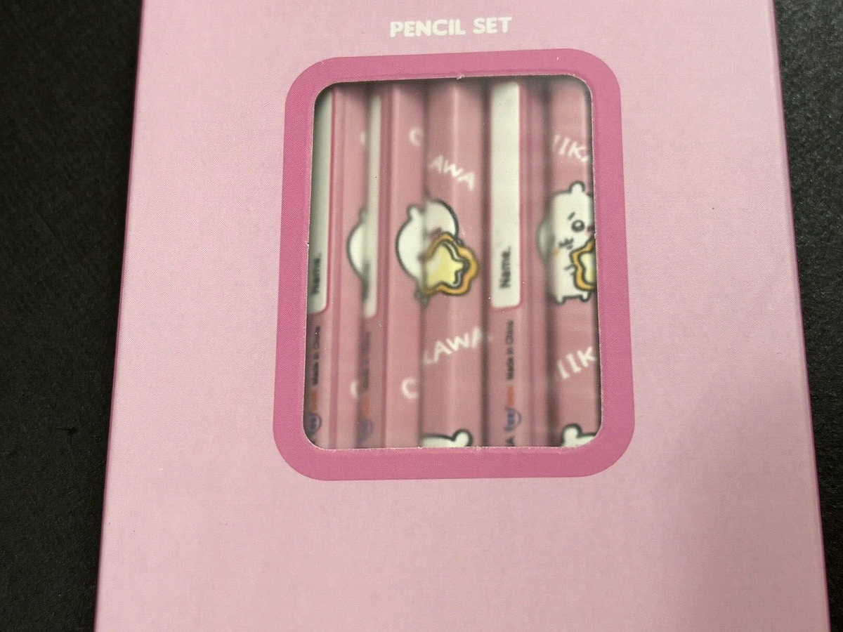 By Air) CHIIKAWA 5 PENCILS BOX SET 2B (Sealed) Get $5 REFUND