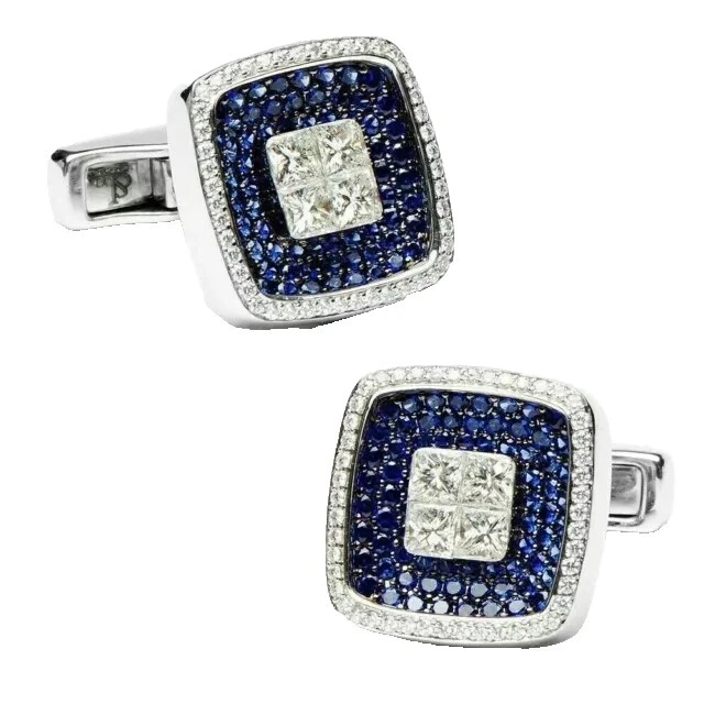 Oro Blanco Gemelos de belleza para hombres