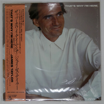 Why Im Here版 28AP3113 / e187y121 JAMES TAYLOR THAT'S WHY I'M HERE CBS/SONY 28AP3113 JAPAN OBI VINYL