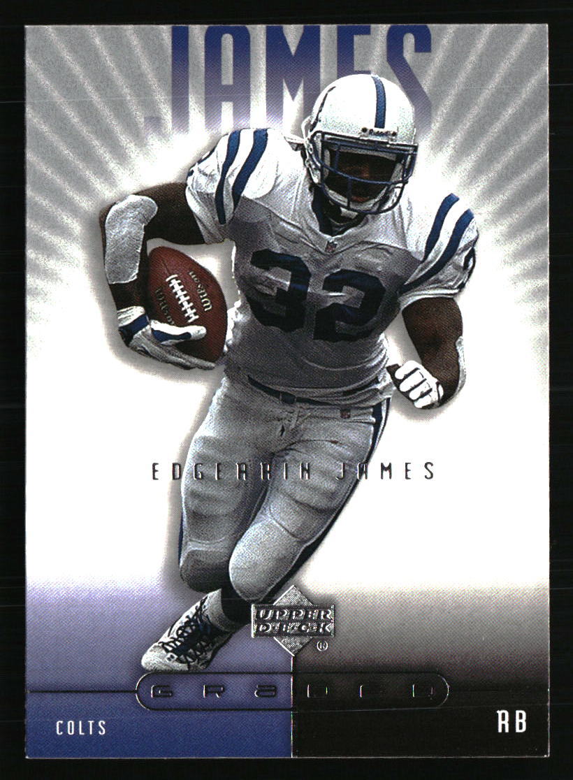 Edgerrin James 2002 UD Graded #38 FOOTBALL Card