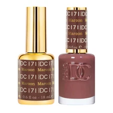 DND DC Soak Off Gel Polish Duo ##171 - Maroon