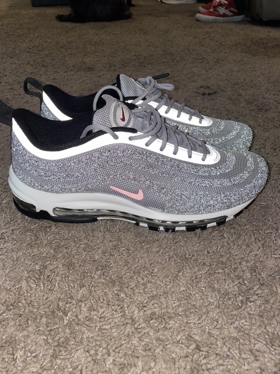 Size 10.5 - Nike Air Max 97 LX x Swarovski Silver Bullet
