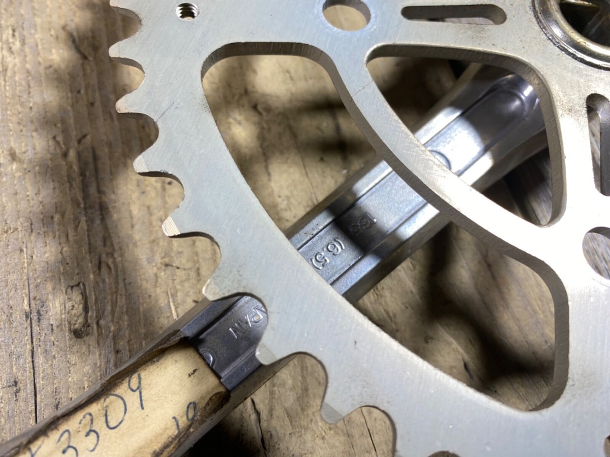 Manivelle Pédalier Vélo Silstar – Côté Entraînement Uniquement, 165 Mm, Japon, Vintage