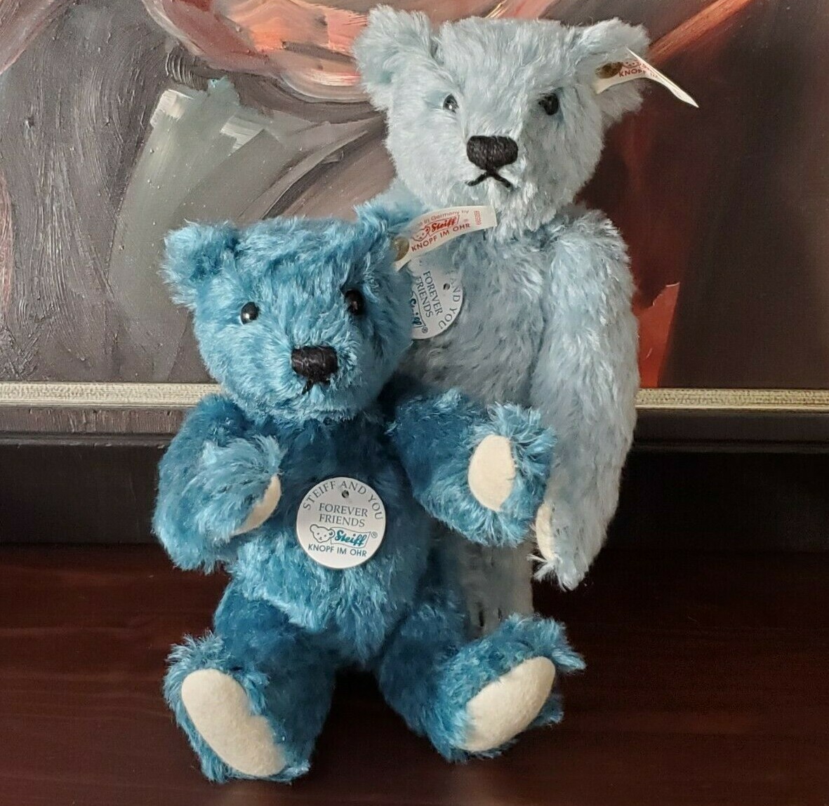 STEIFF Teddy Bears Forever Friends Blue 23 Limited Edition Set