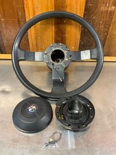 Alfa Romeo Spider S3 • Original 15" Steering Wheel Assembly, Used.   AR5162
