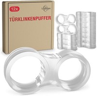 TüRklinkenpuffer Doppelt- 12Er Set Transparent- TüRstopper Klinke Von Loumaxx