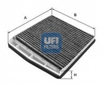 UFI Innenraumfilter Aktivkohlefilter FüR Volvo XC90 I 275 V70 II SW 54.126.00