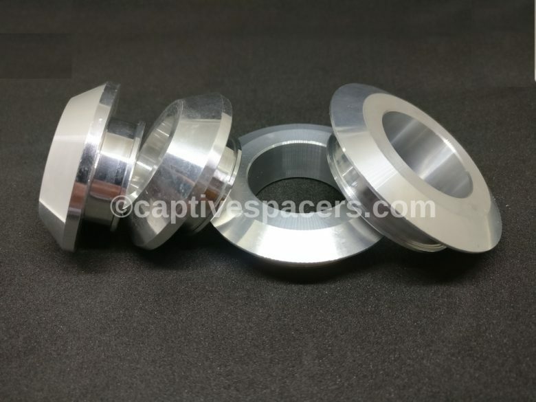 Yamaha R6 2006 2016 Supersport captive wheel Spacers. SILVER eBay