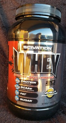 Scivation - WHEY - 1.80 lbs - Vanilla - 20 Servings - Expire 9/2026