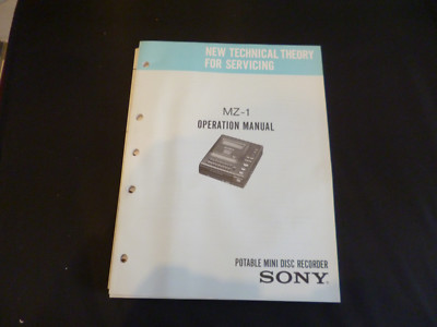 Original New Technical Theory for Servicing MZ-1  