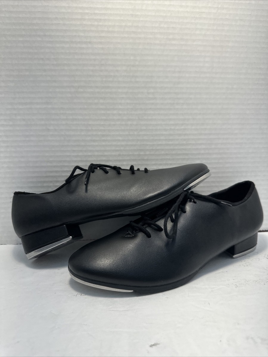 So Danca Black Women's M Torrin Lace-Up Tap Shoes GB-2