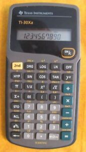 Texas Instruments Calculator TI-30Xa Scientific 10 Digit LCD | eBay
