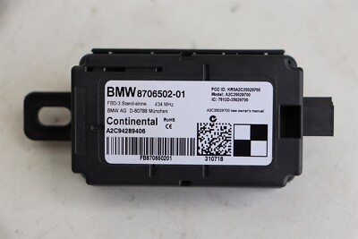 BMW M3 F80 2018 Radio Remote Control Receiver 8706502 J202