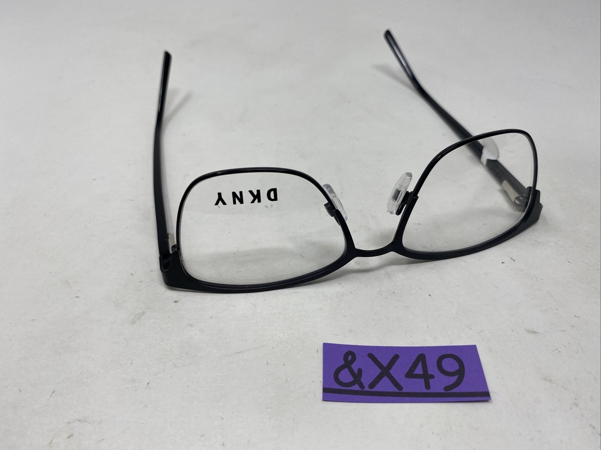DKNY EYEGLASSES DK3002-001-52 New with case DKNY DK 3002 001 BLACK 52/17/135 FLEX HINGE EYEGLASS FRAME  main image 2