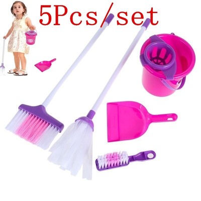little girl cleaning set