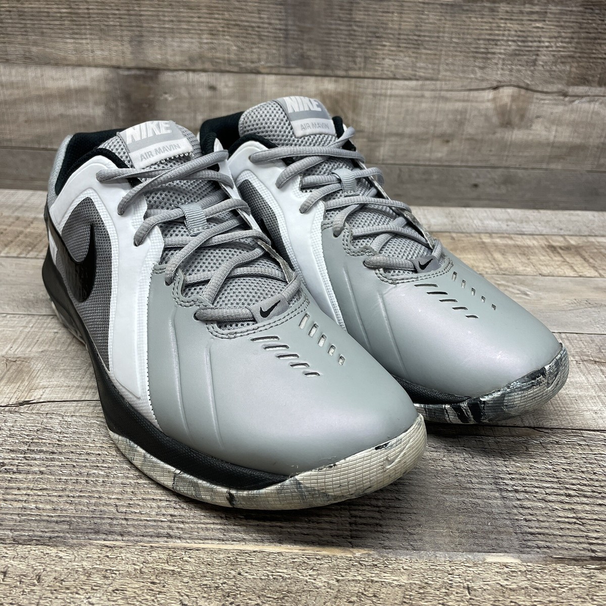 Nike Air Mavin Low Sneakers | Wolf Grey/ Black-White | SIZE 8 Nike Air Mavin Low Wolf Gray Metallic White Black Men main image 2