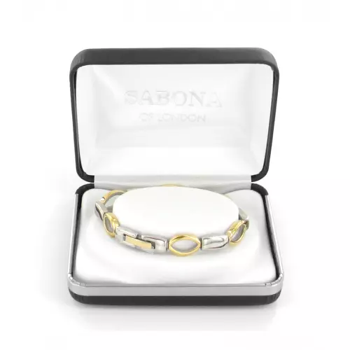 Sabona Magnetic Bracelet Lady Executive Designer Duet 331. Large