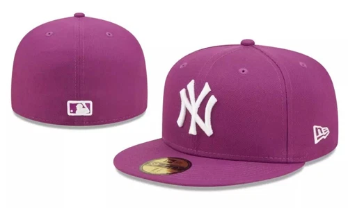 Mens New York Yankees Embroidery Era Hat Baseball Cap Flat edge Hats - Bild 33 von 34