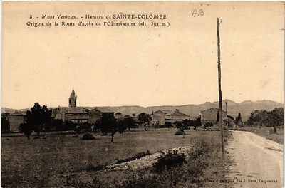 AK Mont-VENTOUX - Weiler Ste-COLOMBE - Original der Zufahrtsstraße (512240)