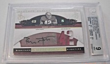 RONNIE LOTT NATIONAL TREASURES 2-COLOR GAME USED JERSEY AUTO 36/42 SIGNED CARD