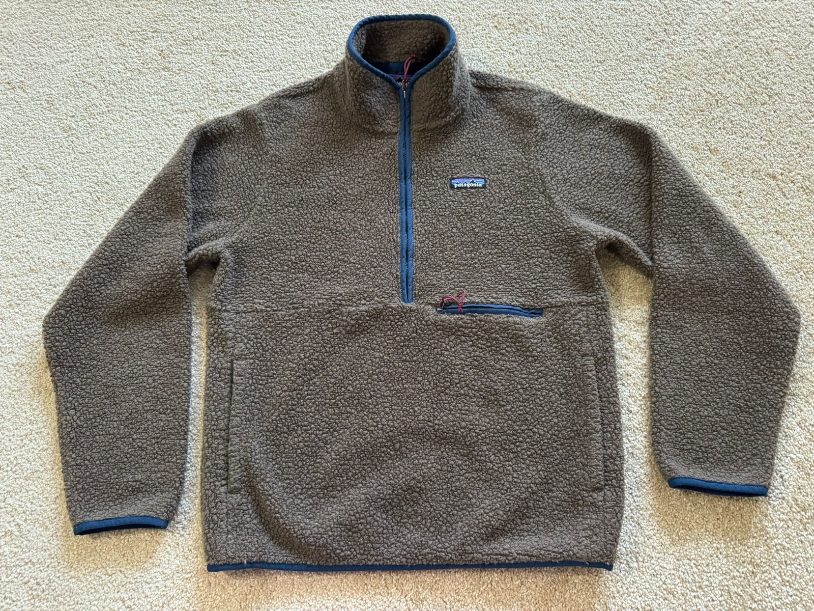 Patagonia Men's Reclaimed Fleece Pullover Brown Size S STY22930 eBay