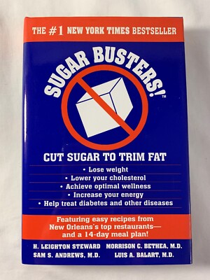 SUGAR BUSTERS! Cut Sugar to Trim Fat - Recipes HC/DJ First Edition