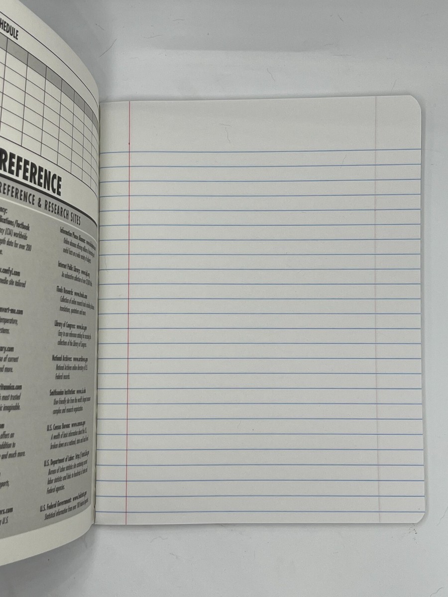 School Smart Spiral Bound Composition Notebooks - 9.5x6 Inch, 80 Sheets, 9/32 Ruled, Assorted Color Covers