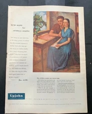 Life Magazine Ad UPJOHN FINE PHARMACEUTICALS 1946 AD