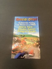 Mario Kart Double Dash Special Offer Players Guide Pamphlet Manual Brochure htf