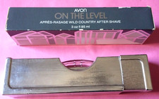 Avon Vintage Boxed On The Level Wild Country Aftershave EMPTY Bottle