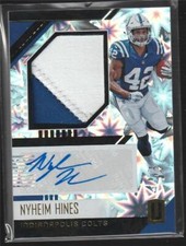 Nyheim Hines #71/75 RPA  Auto 2018 Unparalleled  Bills  -  Bud