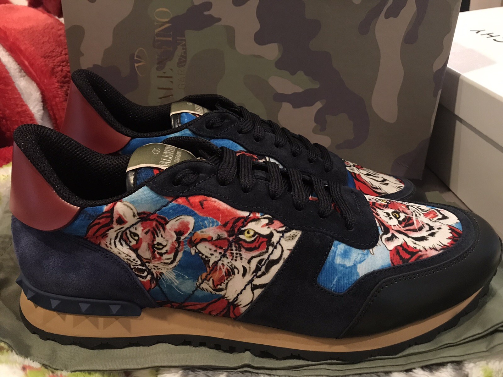 Valentino Garavani Camouflage Camo Mens 