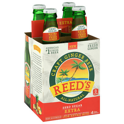 Reeds Soda Extra Ginger Beer 48 FO (Pack Of 6)