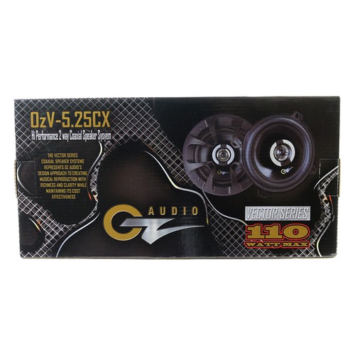 Oz Audio OzV-5.25CX 5-1/4" 2-Way Coaxial Car Audio Speakers Coax 5.25" NEW - Picture 6 of 6