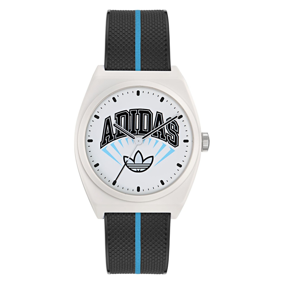 Adidas Unisex Watch Project Two White Plastic Black AOST25038 | eBay
