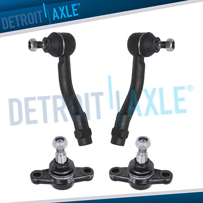 Front Lower Ball Joints Outer Tie Rods for 99-05 Hyundai Sonata XG350 Kia Optima