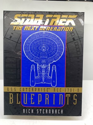 未開封 スタートレック NCC1701D エンタープライズ ブループリント Star Trek: The Next Generation U.S.S. Enterprise NCC-1701-D Blueprints s-l400.jpg