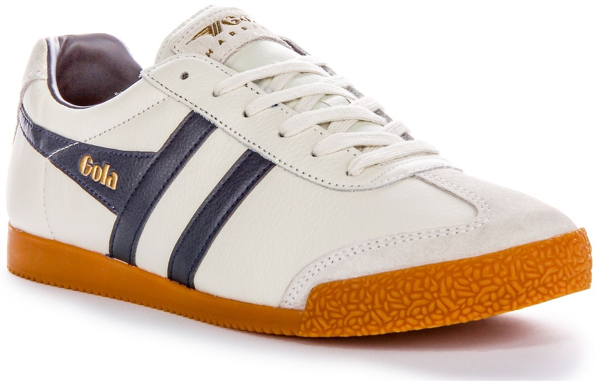 Gola Classics Harrier Leather Low Pro Retro Shoe Off White  display picture 3