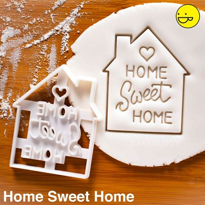 Home Sweet Home Ausstechform | Einweihungshaus Willkommen Party Herz Liebe süß