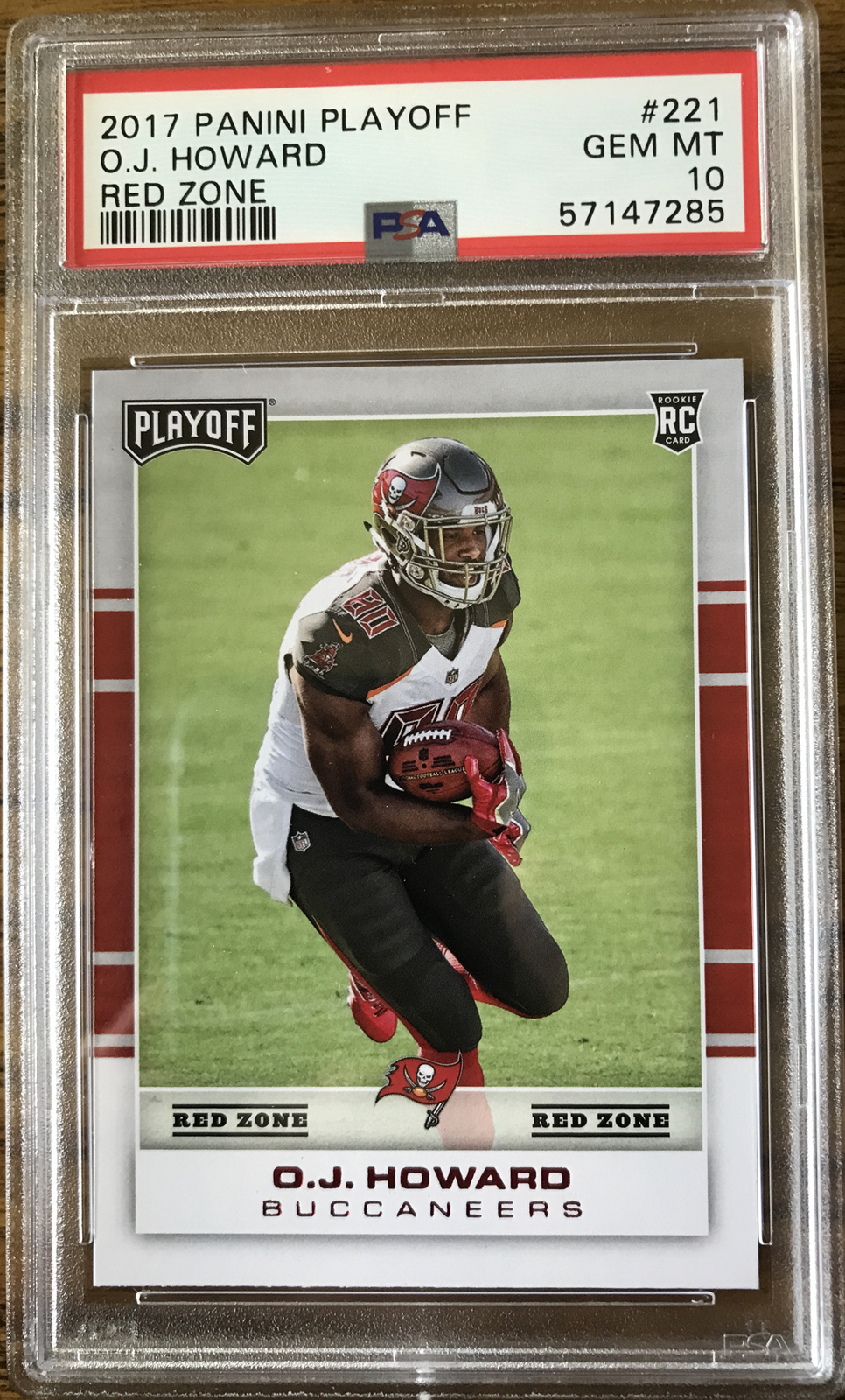OJ Howard Panini Playoff #221 Red Zone