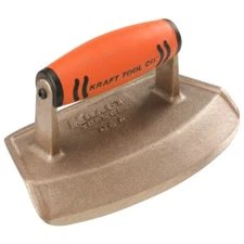 Kraft Tool Concrete Chamfer Tube Edger Bronze 16-inch Diameter